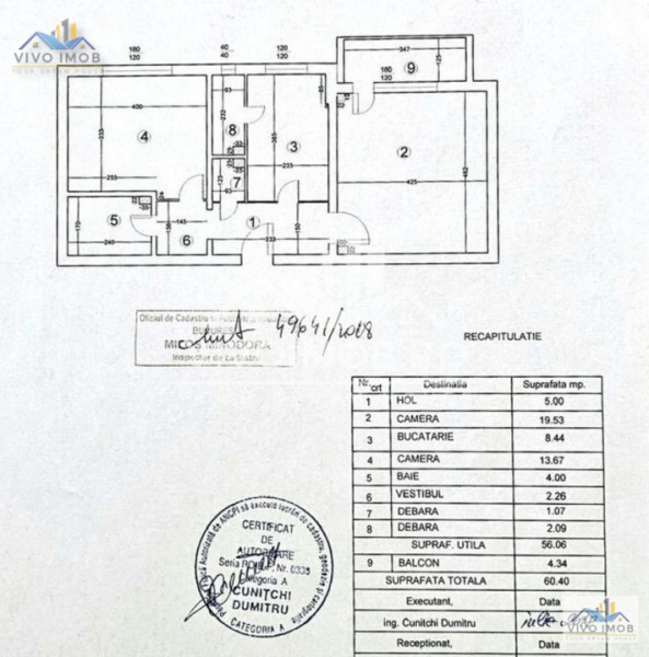 Lacul Tei-Parcul Circului | etaj 2/4 | 60 mp | renovat | bucatarie mobilata